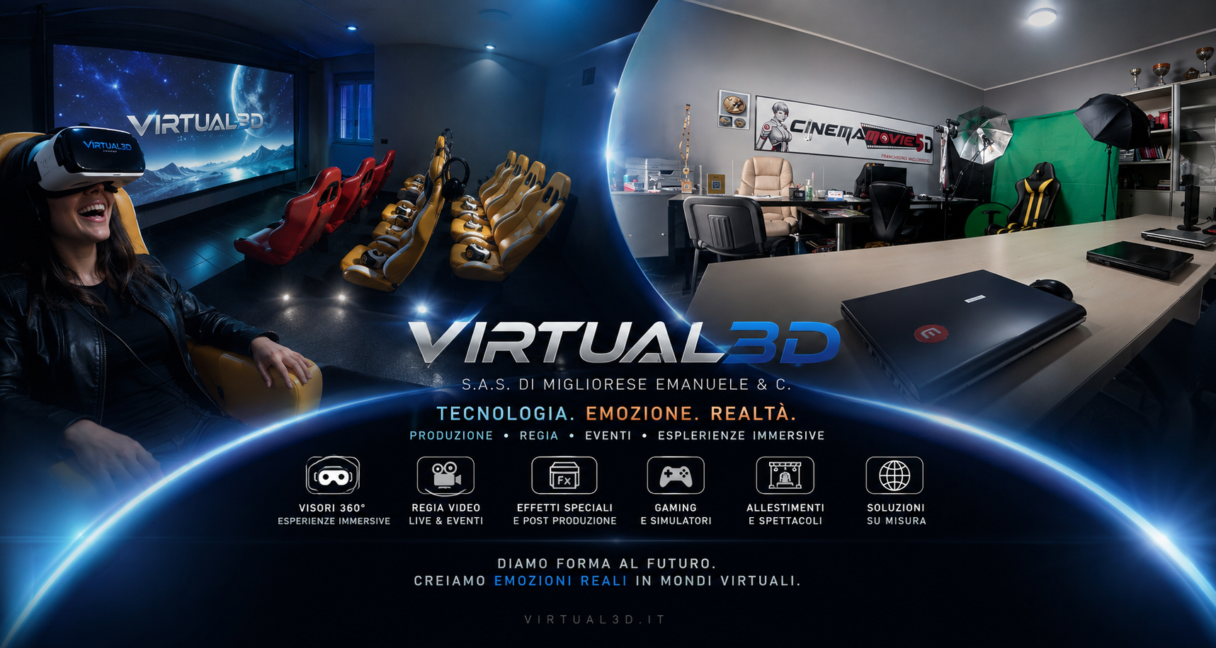 Homepage ufficiale Virtual 3D